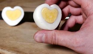 Iz pirha naredite jajce v obliki srčka (video)