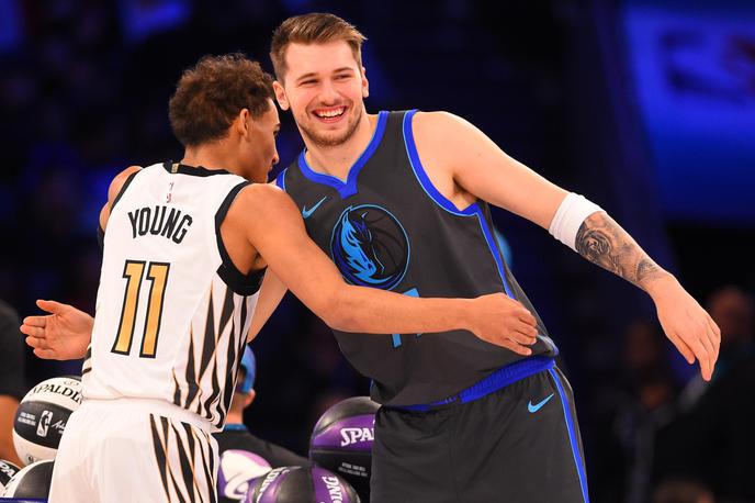 Luka Dončić | Luka Dončić se je predvsem zabaval. | Foto Gulliver/Getty Images