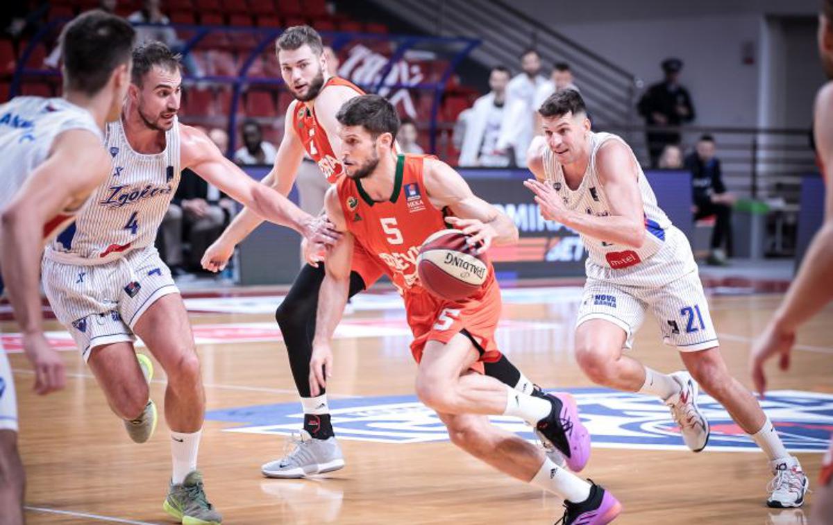 Aleksej Nikolić, Cedevita Olimpija | Cedevita Olimpija je izgubila v Laktaših. | Foto Igokea/Nikola Vuruna