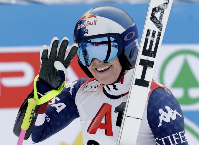 Lindsey Vonn je spet zablestela. | Foto: Reuters