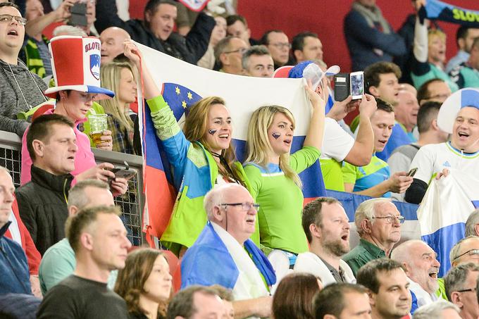 Dvorana v Varaždinu je pokala po šivih. V njej so seveda prevladovali slovenski navijači. | Foto: Sportida