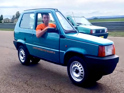 Ne ni photoshop, Italijan se vozi s 50 centimetrov široko fiat pando