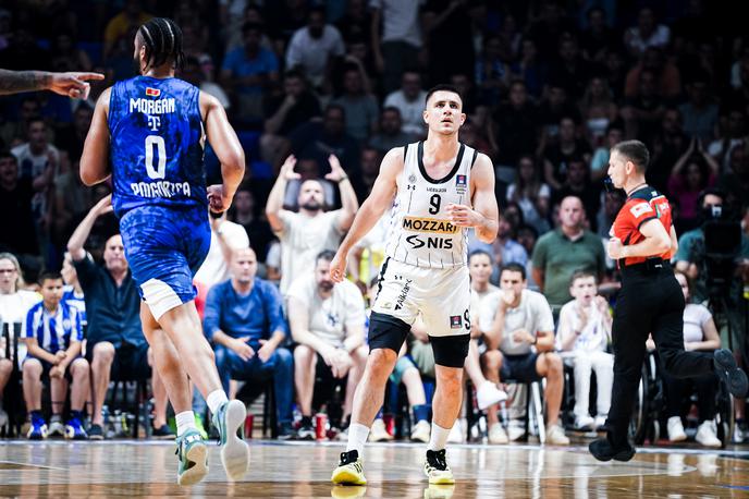 Budućnost Partizan | Partizan je še dobro minuto pred koncem rednega dela zaostajal za osem točk, a na koncu vendarle zmagal. | Foto Dragana Stjepanović/ABA