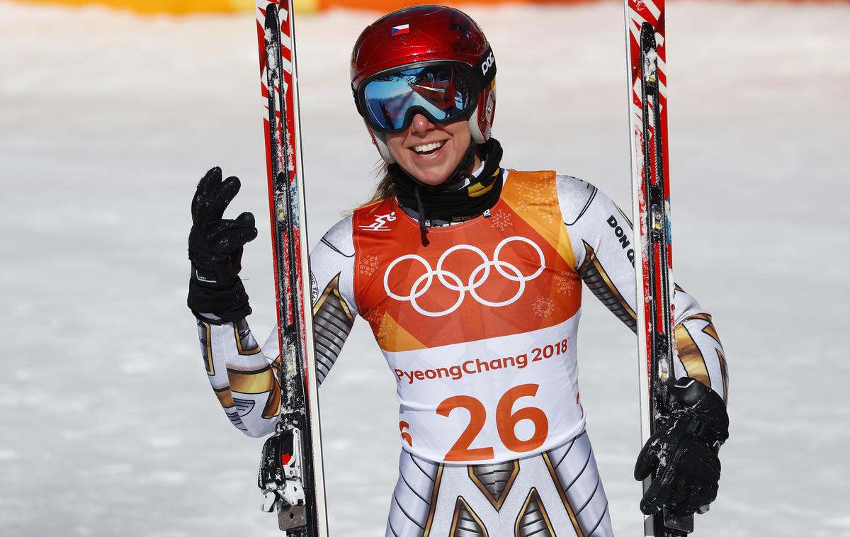 Ester Ledecka Pjongčang 2018 superveleslalom | Foto Reuters