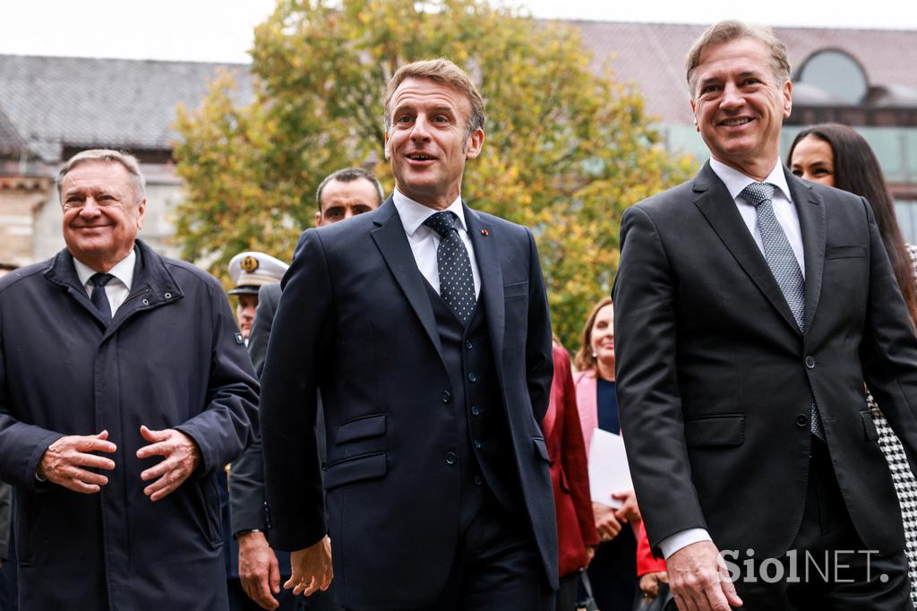 Emmanuel Macron, Robert Goob, Tina Gaber, Zoran Janković