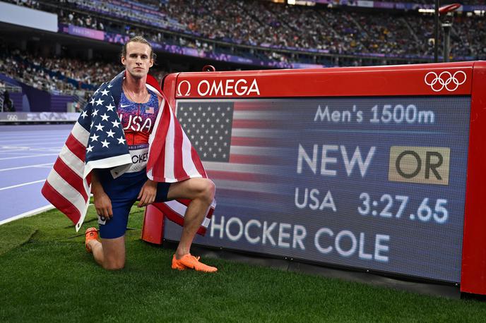 Cole Hocker | Američan Cole Hocker z olimpijskim rekordom do zlata. | Foto Reuters