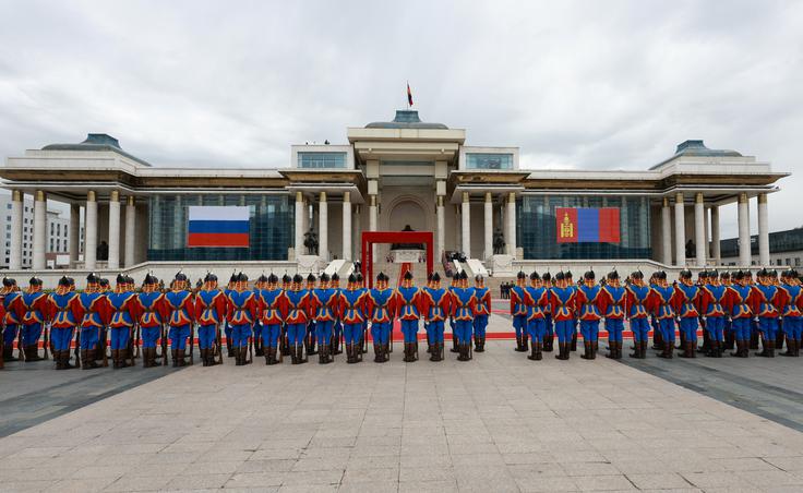 Vladimir Putin, obisk, Mongolija, predsednik Ukhnaa Khurelsukho Vladimir Putin, obisk, Mongolija, predsednik Ukhnaa Khurelsukho | Foto: Reuters