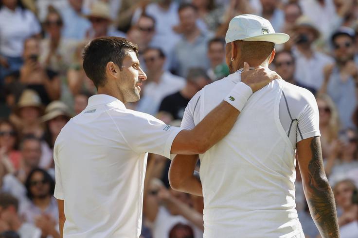 Nick Kyrgios, Novak Đoković | Foto: Guliverimage