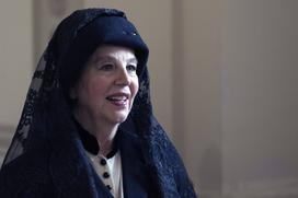 Sprejem filmskih zvezdnikov pri papežu Leonu XVI. v Vatikanu