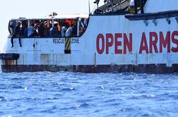 Italija dovolila izkrcanje mladoletnih migrantov z ladje Open Arms