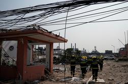 Število žrtev eksplozije v kemični tovarni na Kitajskem naraslo na 64