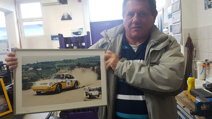 Vojko Podobnik je prve relije odpeljal s fičkom, nato pa takoj presedel v porscheja 911. | Foto: Gregor Pavšič