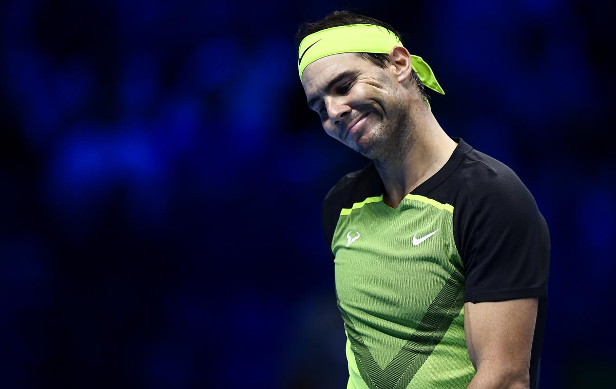 Rafael Nadal | Rafael Nadal je izgubil še drugi dvoboj na zaključnem turnirju. | Foto Reuters