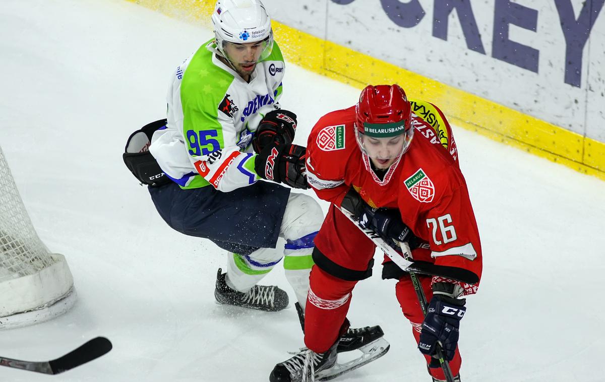 Slovenija Belorusija EIHC slovenska hokejska reprezentanca | Slovenska hokejska reprezentanca je izgubila z 1:4. | Foto HZS/Drago Cvetanovič