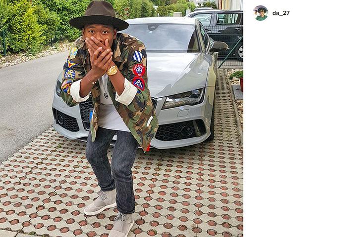 Pri Avstrijcih njihov najboljši nogometaš David Alaba stavi na Audijeve avtomobile, saj vozi modela RS7 sportback in R8 GT. (foto: Instagram) | Foto: Instagram/Getty Images