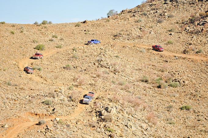 Toyota hilux - prva vožnja Namibija Afrika | Foto: Jure Gregorčič