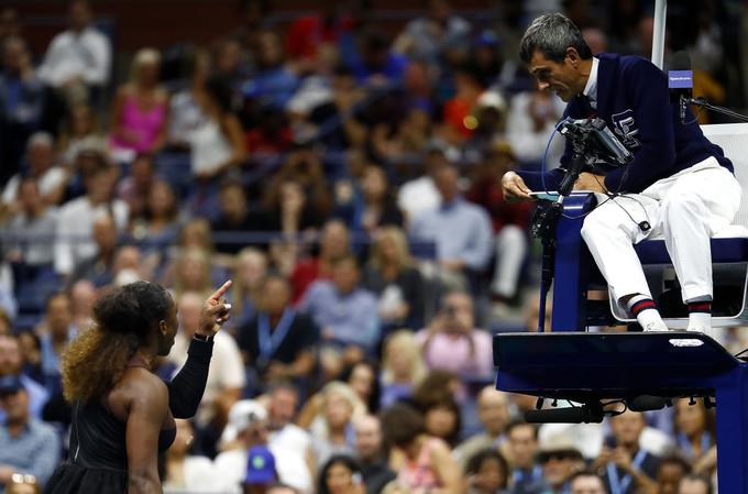 Carlos Ramos in Serena Williams na letošnjem OP ZDA. | Foto: Guliverimage/Getty Images