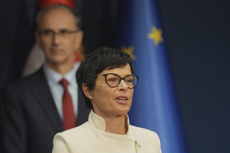 Marta Kos je na zaslišanju v Evropskem parlamentu zanikala sodelovanje z Udbo. | Foto: Guliverimage