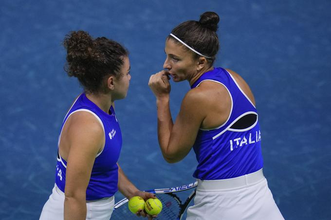 Sara Errani je lovoriko osvojila že četrtič, v finalu pa ji z Jasmine Paolini ni bilo potrebno zaigrati v dvojicah. | Foto: Guliverimage