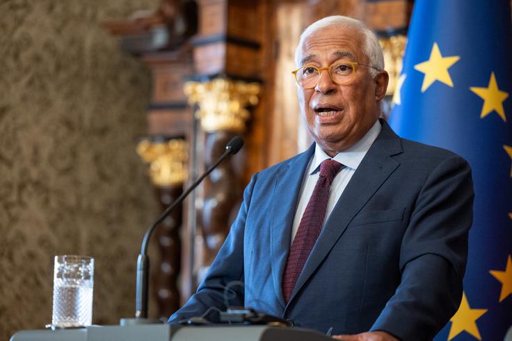 Predsednik Evropskega sveta, ki članice obiskuje v okviru priprav na prihodnja zasedanja Evropskega sveta, je dejal, da ga je premier seznanil s ključnima prednostnima nalogama Slovenije za prihodnje leto v okviru EU. To sta povečanje odpornosti in gospodarske konkurenčnosti. | Foto: STA