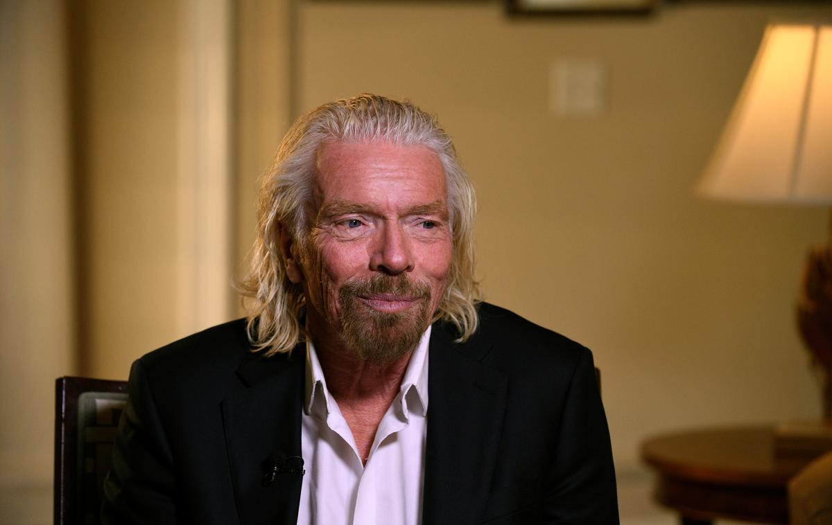 Richard Branson | Virgin Galactic v lasti Richarda Bransona bo spodbudo za svoje načrte pri razvoju vesoljskega turizma iskala tudi na borzi. | Foto Reuters