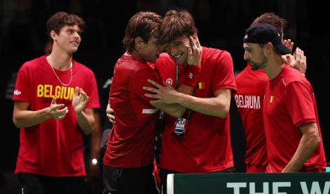 Belgija prvi polfinalist Davisovega pokala