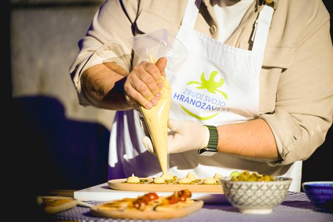 Hranozavesten obrok je nastal na dogodku Zbudi svojo hranozavest ob slovenskem dnevu brez zavržene hrane. | Foto: MP produkcija / Lidl Slovenija