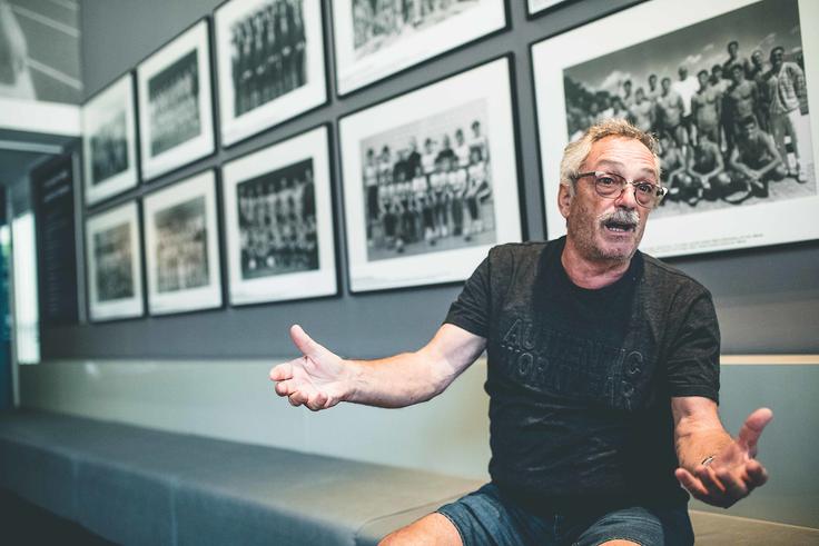 Tudi Mladen Cukrov iz Muzeja slave splitskega športa verjame v zmago gostitejev.  | Foto: Grega Valančič/Sportida