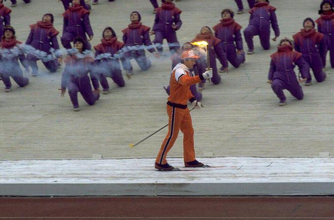 Ivu Čarmanu je leta 1984 pripadla neizmerna čast: bil je namreč zadnji nosilec olimpijske plamenice, s katero je umetnostna drsalka Sanda Dubravčić prižgala olimpijski ogenj in z njim slovesno odprla olimpijske igre v Sarajevu. | Foto: Osebni arhiv