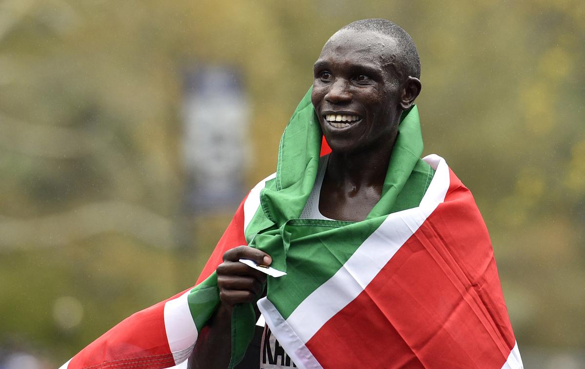 Geoffrey Kamworor | Geoffrey Kamworor je novi svetovni rekorder v polmaratonu. | Foto Reuters