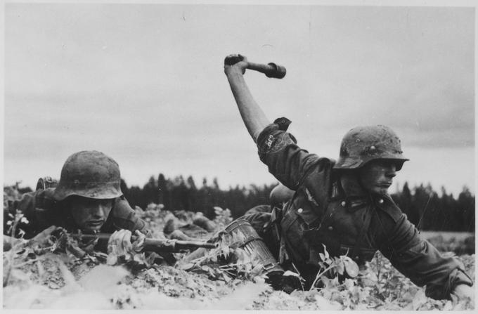 Nemški vojaki na vzhodni fronti. | Foto: commons.wikimedia.org