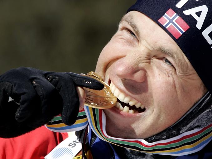 Na Oleja Einarja Bjorndalna so se medalje lepile. | Foto: Reuters