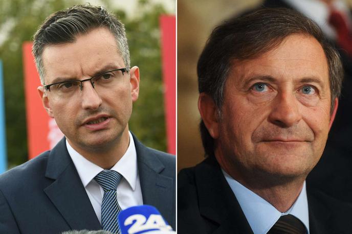 Marjan Šarec. Karel Erjavec. | Foto STA