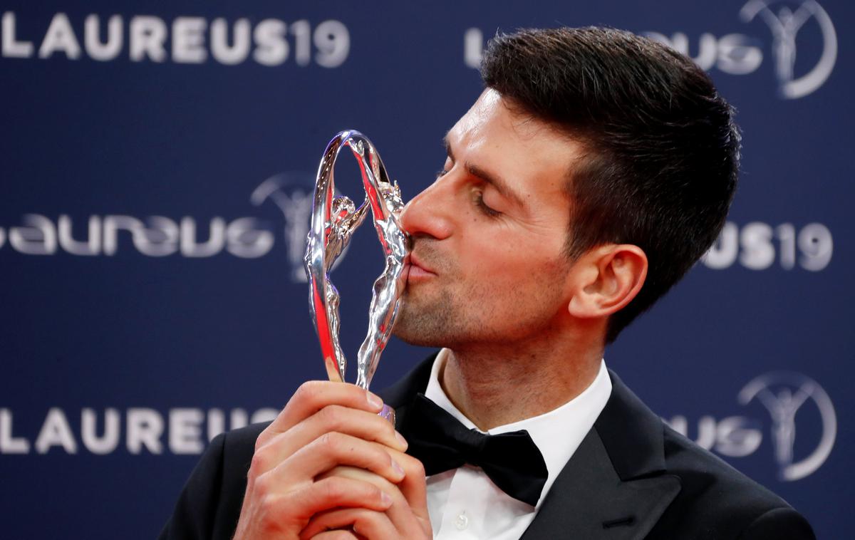 Novak Đoković, laureus | Med lanskimi zmagovalci je bil tudi srbski teniški igralec Novak Đoković. | Foto Reuters