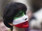 Protestnica v podporo Irankam