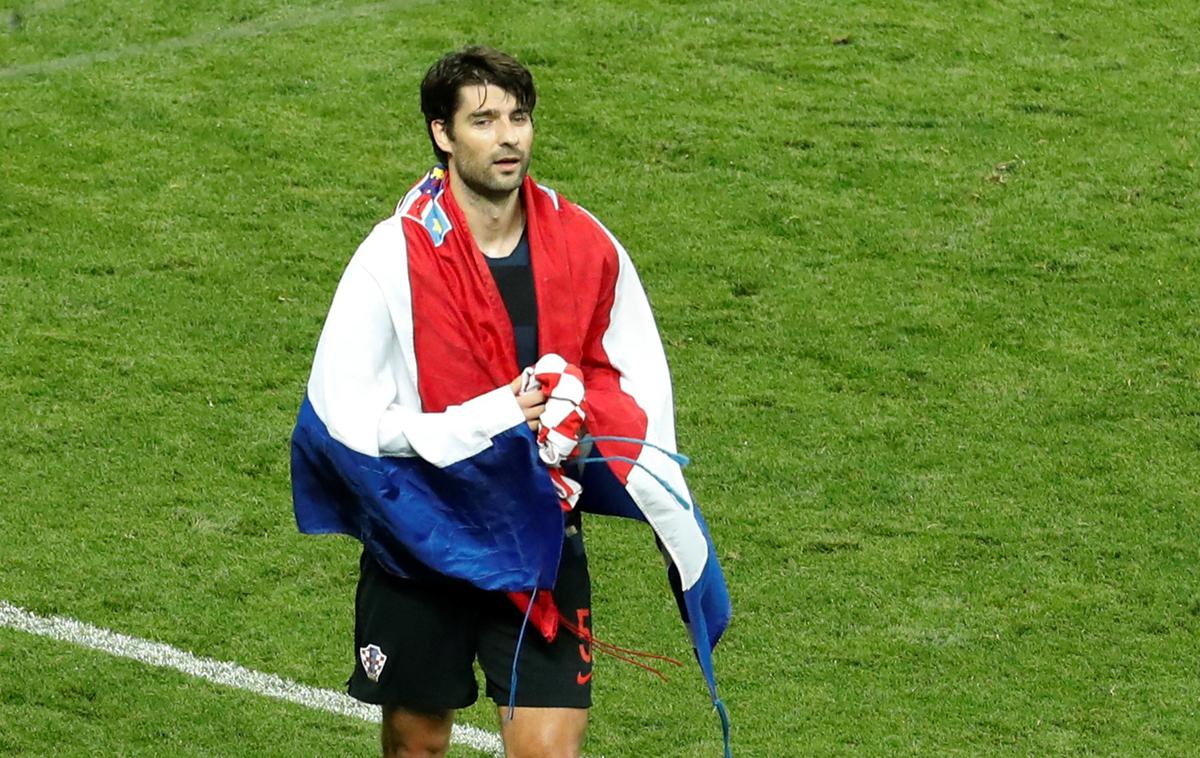 Vedran Ćorluka | Vedran Ćorluka se poslavlja od dresa Hrvaške, v katerem je zbral kar 103 nastopov. | Foto Reuters