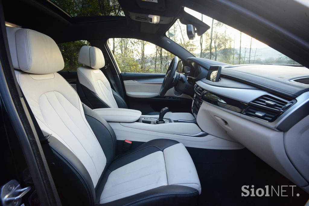 BMW X6 M 50d - fotogalerija testnega vozila