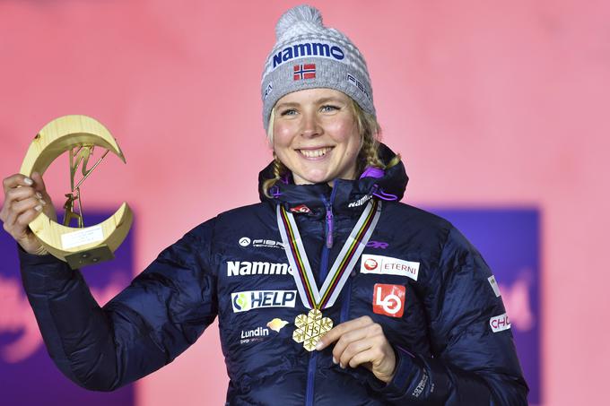 Maren Lundby bo zaradi pridobljenih kilogramov izpustila olimpijsko sezono. | Foto: Guliverimage/Vladimir Fedorenko