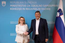 Monika Kirbiš Rojs in Aleksander Jevšek