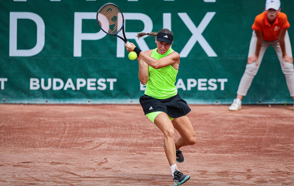 Kaja Juvan Budimpešta | Kaja Juvan je izpadla v četrtfinalu turnirja WTA 250 v Budimpešti. | Foto Guliverimage