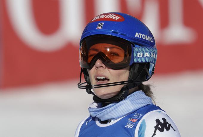 Mikaela Shiffrin bo danes ostala brez točk svetovnega pokala v Italiji. | Foto: Reuters