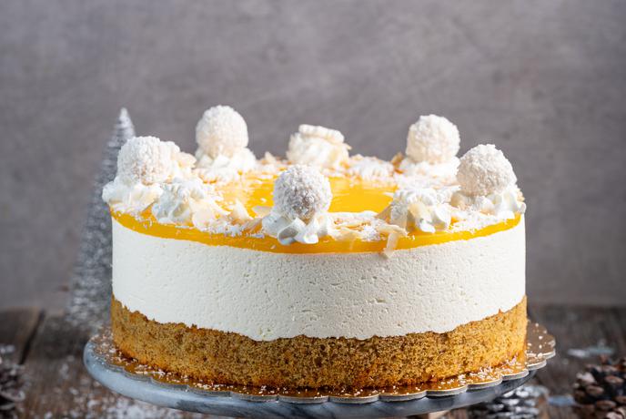 Kokosova torta s pomarančo