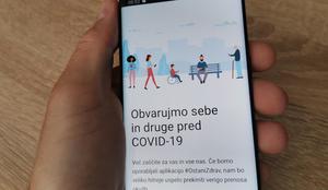 Aplikacija #OstaniZdrav na voljo tudi za Apple