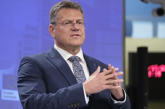 Han s komisarjem Šefčovičem o zelenem prehodu po meri industrije