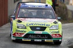 Latvala vodi, Loeb zletel s ceste