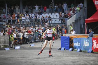 Ema Volavšek po izjemnem teku tretja v Oberstdorfu