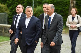 Orban prihaja v Slovenijo podpret Janšo