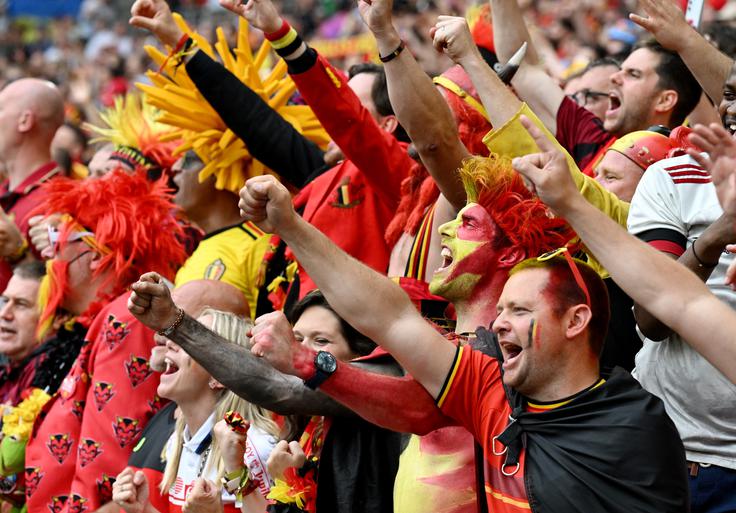 Če bo Belgija danes premagala Kazahstan, se bo na seznamu udeležencev SP 2026 pridružila Angliji, Franciji in Hrvaški. | Foto: Reuters