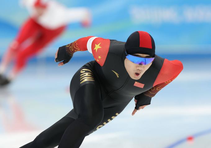 Tingyu Gao je do zlata prišel z olimpijskim rekordom. | Foto: Guliverimage/Vladimir Fedorenko