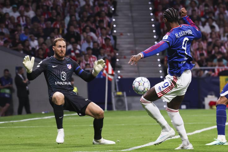 Jan Oblak je proti Manchester Unitedu ohranil mrežo nedotaknjeno. Zbral je štiri obrambe. | Foto: Guliverimage